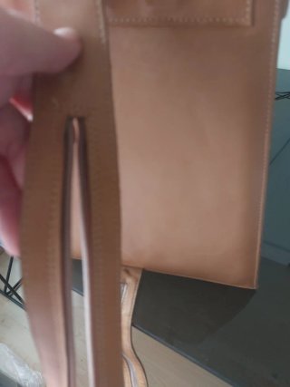 Bolso Martinelli Piel Beige Dorado