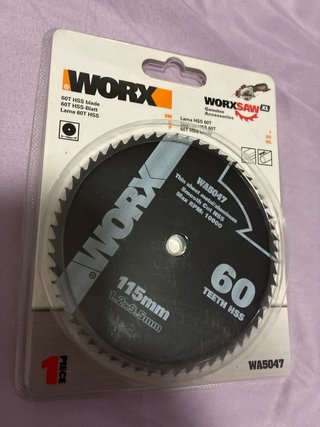 2 Discos Sierra Worx WA5047 115mm 60T HSS