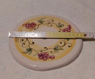 Sottopentola ceramica decorato uva