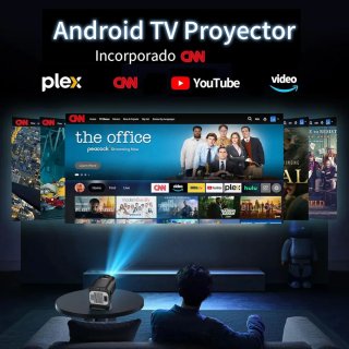 Proyector Portátil 4K Android TV