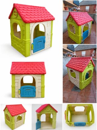 Casa infantil de plástico