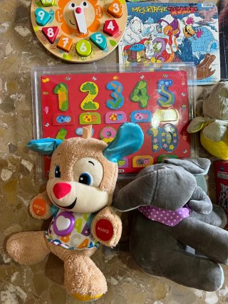 Súper lote de juguetes y puzles