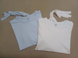 Lote 2 Camisetas Kiabi XL con lazos de mujer