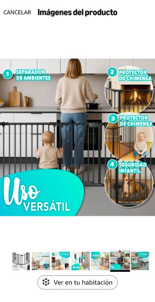 Barandilla seguridad infantil/animales