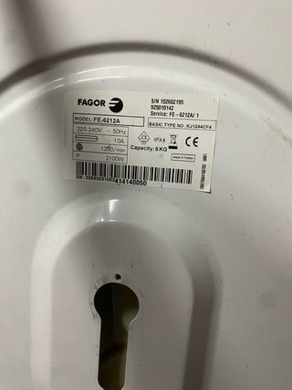 Recambio Lavadora Fagor FE-6212A Motor