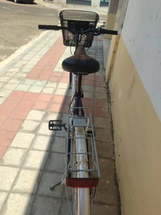 Bicicleta Orbea Paseo con Cesta y Portabultos