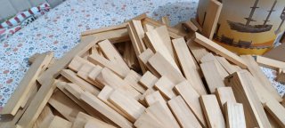 2 Juegos Construcción Madera +200 Piezas