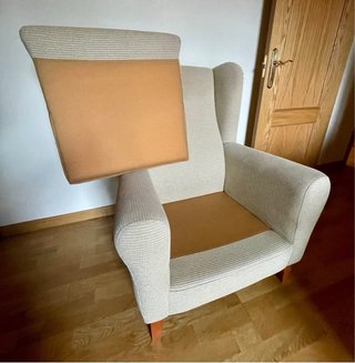 Sofá 2 plazas + Sillón Orejero