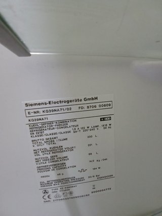 Frigorífico Siemens Acero Inoxidable No Frost