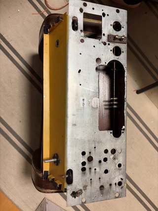 Caja de radio de válvulas vintage tonfunk