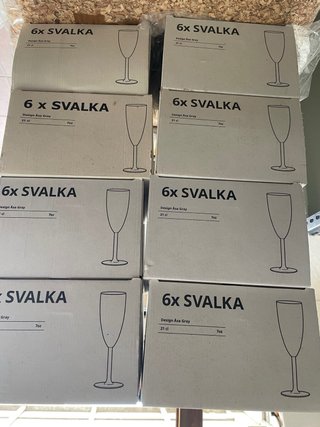 6 Copas de Cava Ikea Svalka