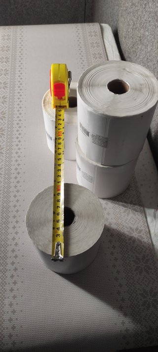 4 Bobinas Etiquetas Térmicas 102x76 mm