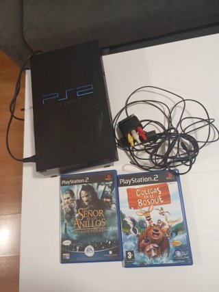 Consola PlayStation 2 + 2 Juegos y 1 mando