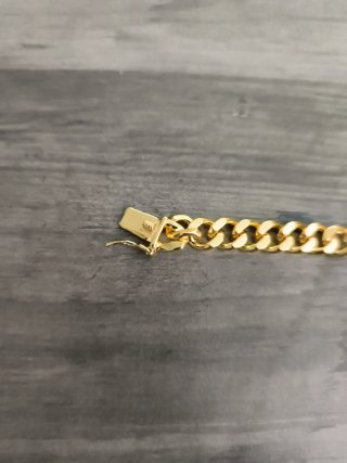 Esclava laminada en oro 18k