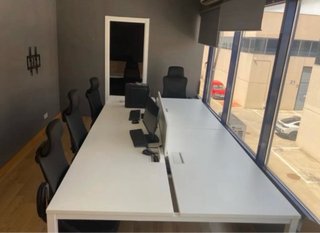 Mesa oficina 4 puestos modular