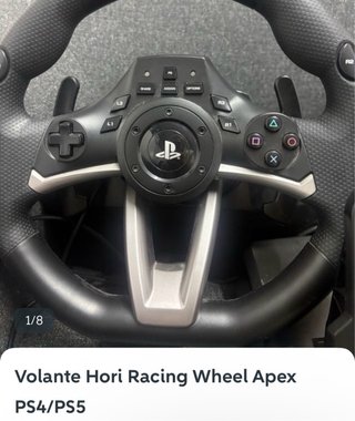 Volante PS4/PS5 con Pedales