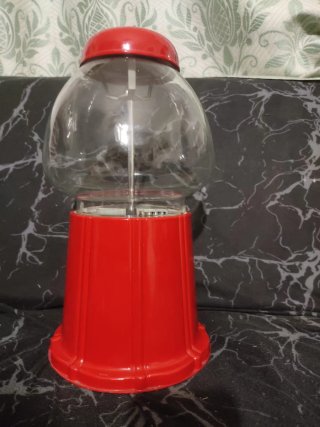 Máquina de chicles de Carousel Roja