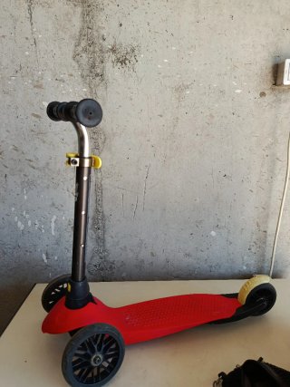 Patinete infantil 3 ruedas rojo