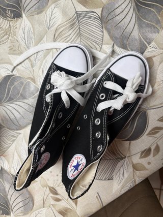 Converse All Star Scarpe Alte Nere numero 38