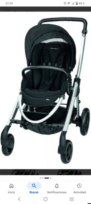 Silla de paseo 3 piezas: capazo, maxicosi y silla
