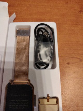 Smartwatch P66 Oro y Rojo