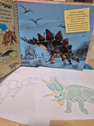 Libro de Plantillas de Dinosaurios