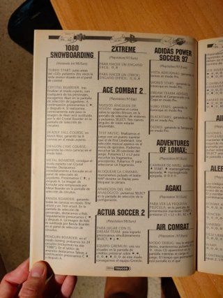 Revista La Biblia Trucos Consola Saturn N64 PS