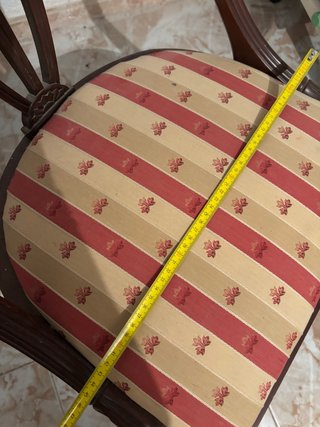 6 Sillas de Comedor de Madera Oscura