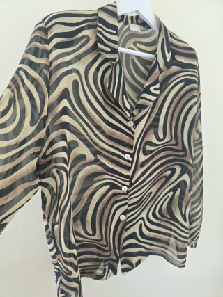 Blusa Animal Print Talla XXXL