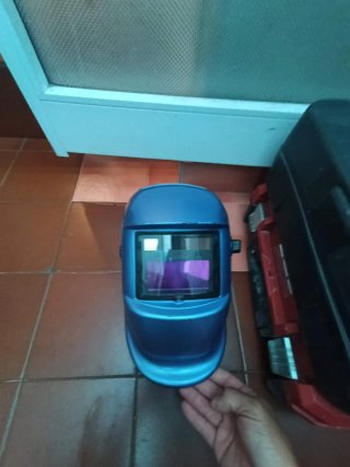 Máquina y Máscara de soldar profesional