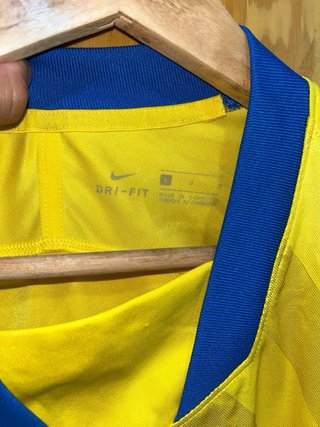 Camiseta Nike Dri-Fit Amarilla y Azul