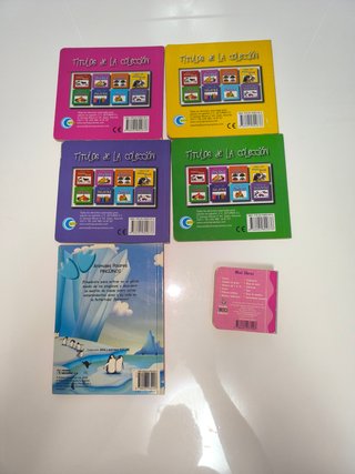 Pack de 6 libros infantiles.