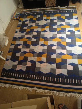 Alfombra Ikea Diseño Geométrico