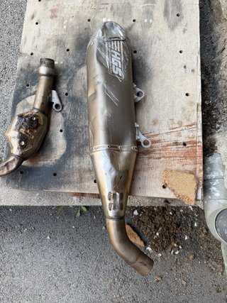 Tubo de escape HGS KTM 250