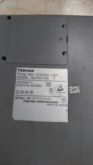 Placa Base 486 DX2 50MHz Toshiba T2100 PC Retro