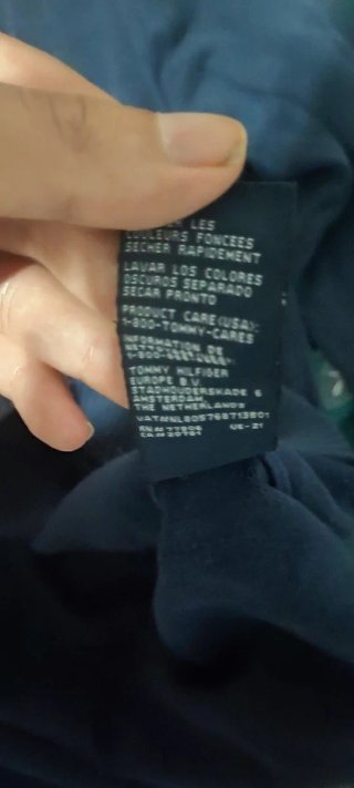 Jersey fino hombre Tommy Hilfiger azul