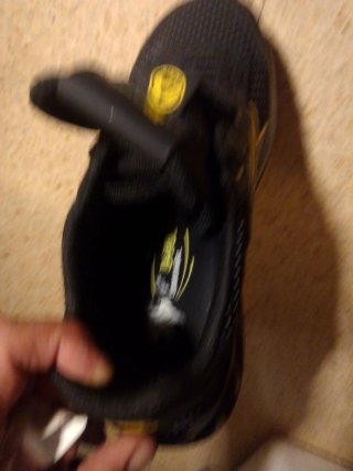 Zapatillas U-Power Seguridad Negras Amarillas
