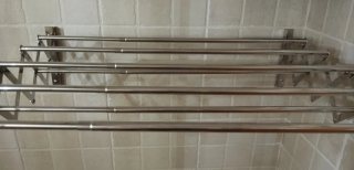 Tendedero Plegable Acero Inoxidable