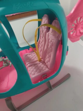 Helicóptero Barbie Rosa y Turquesa