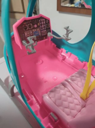 Helicóptero Barbie Rosa y Turquesa