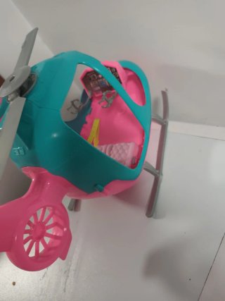 Helicóptero Barbie Rosa y Turquesa