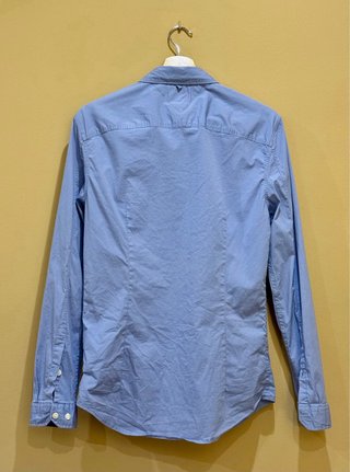 Camisa Tommy Jeans Azul Talla M, Cortes SLIM