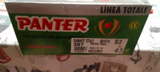 Zapatos de seguridad Panter Negro Talla 43
