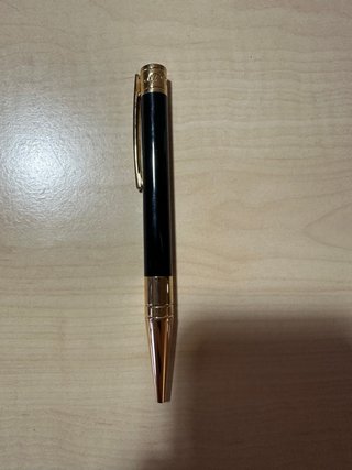 Bolígrafo S.T. Dupont Negro y Dorado
