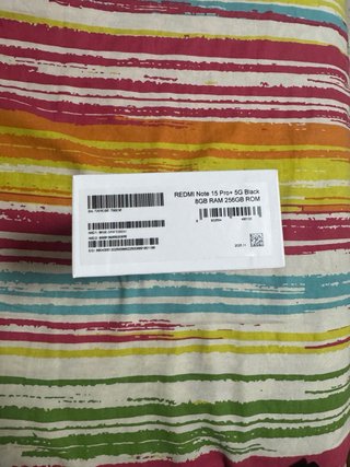Redmi Note 15 Pro+ 5G 256GB Negro