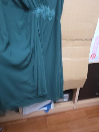 Vestido de fiesta verde