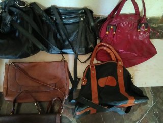 Lote de 8 bolsos