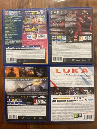 Lote Juegos PS4/PS5
