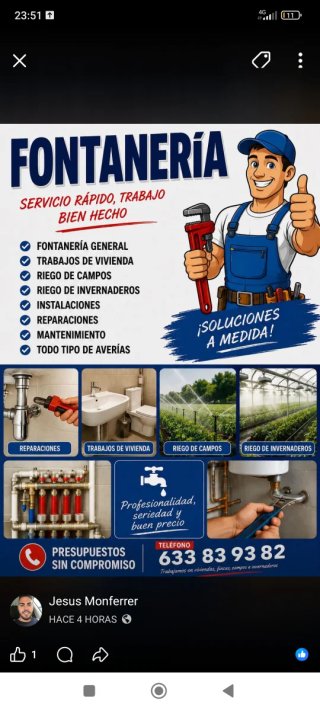 Fontanero reparaciones