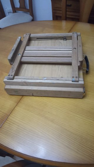 Caballete de madera de roble  para pintar